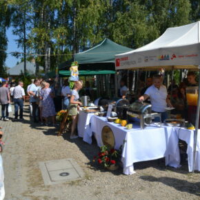 Produkty na stanowisku wystawienniczym Arboretum